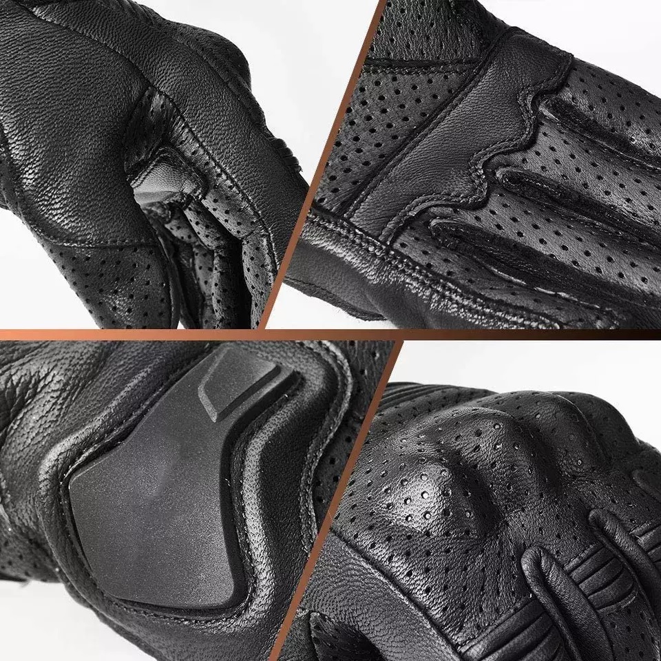 Leather Motorbike Gloves