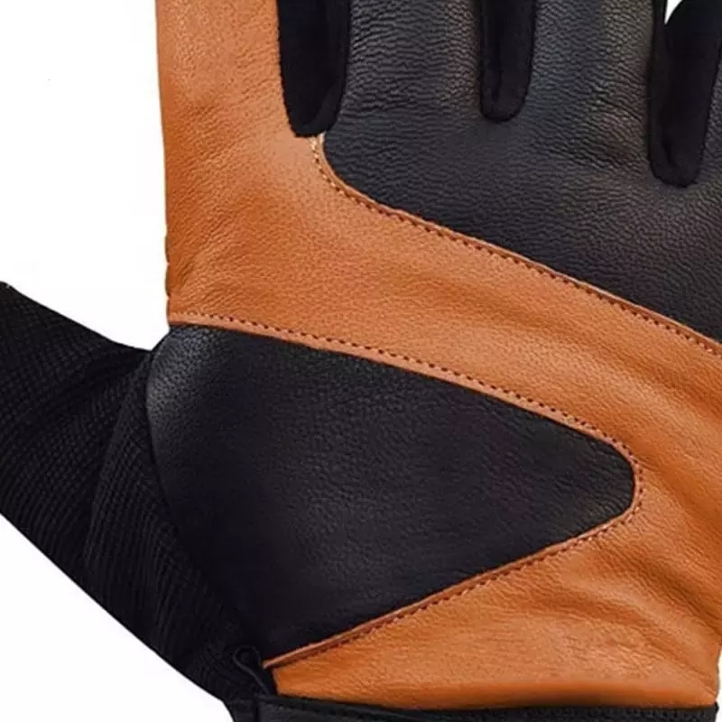 Leather Weight Lifting Gloves - Image 3