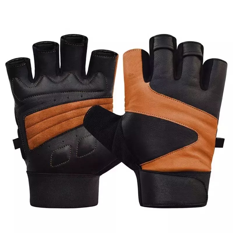 Leather Weight Lifting Gloves