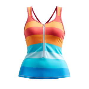 Zipper Tank Top Women